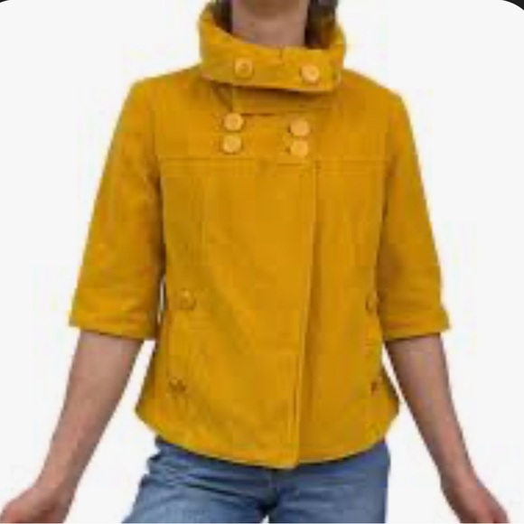 Tulle Antropologie Jackets & Blazers - TULLE Antropologie vintage Yellow Women's Jacket
